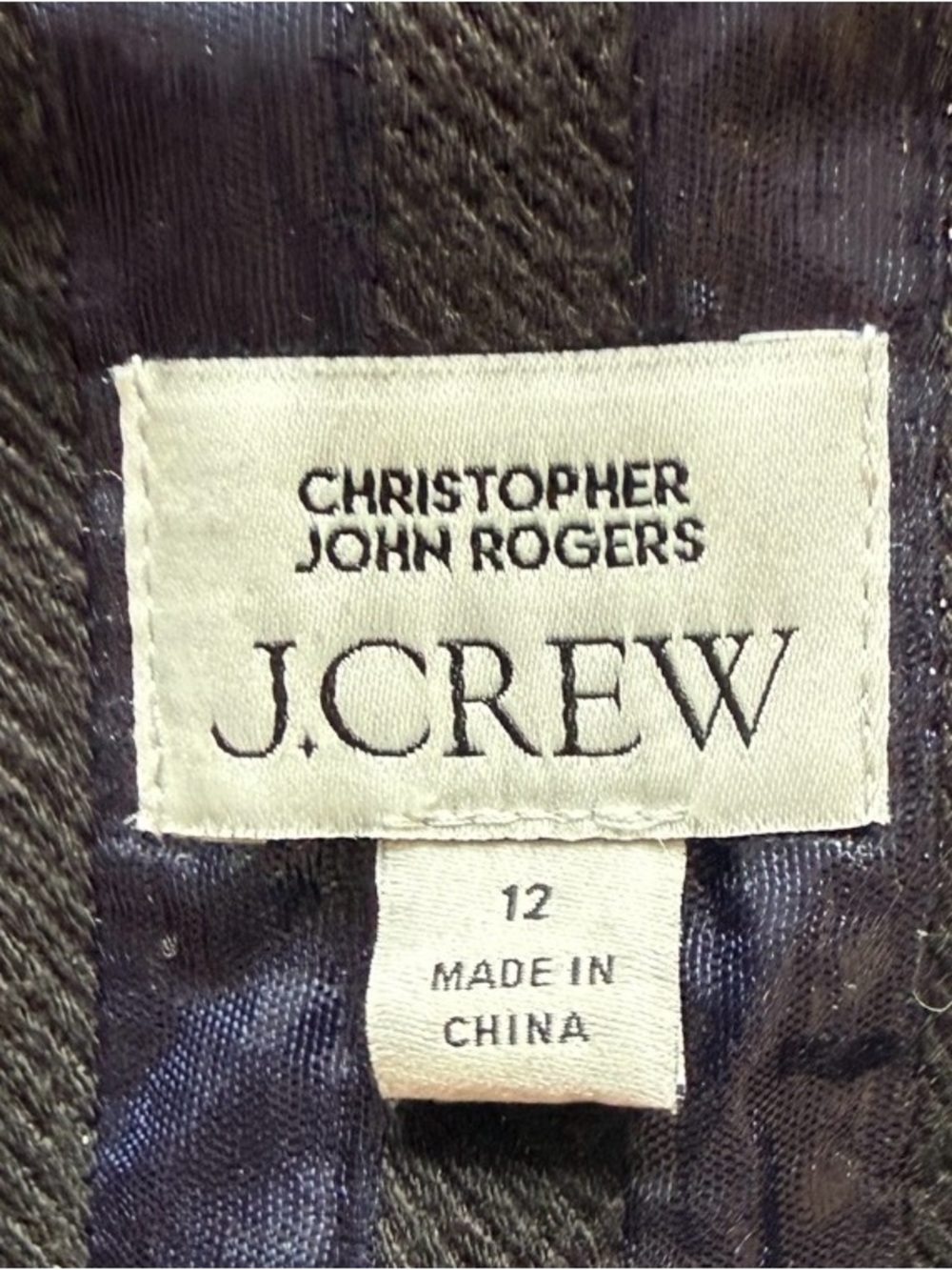 Christopher John Rogers X J.Crew slim-fit vest metallic stripe - Picture 7 of 7